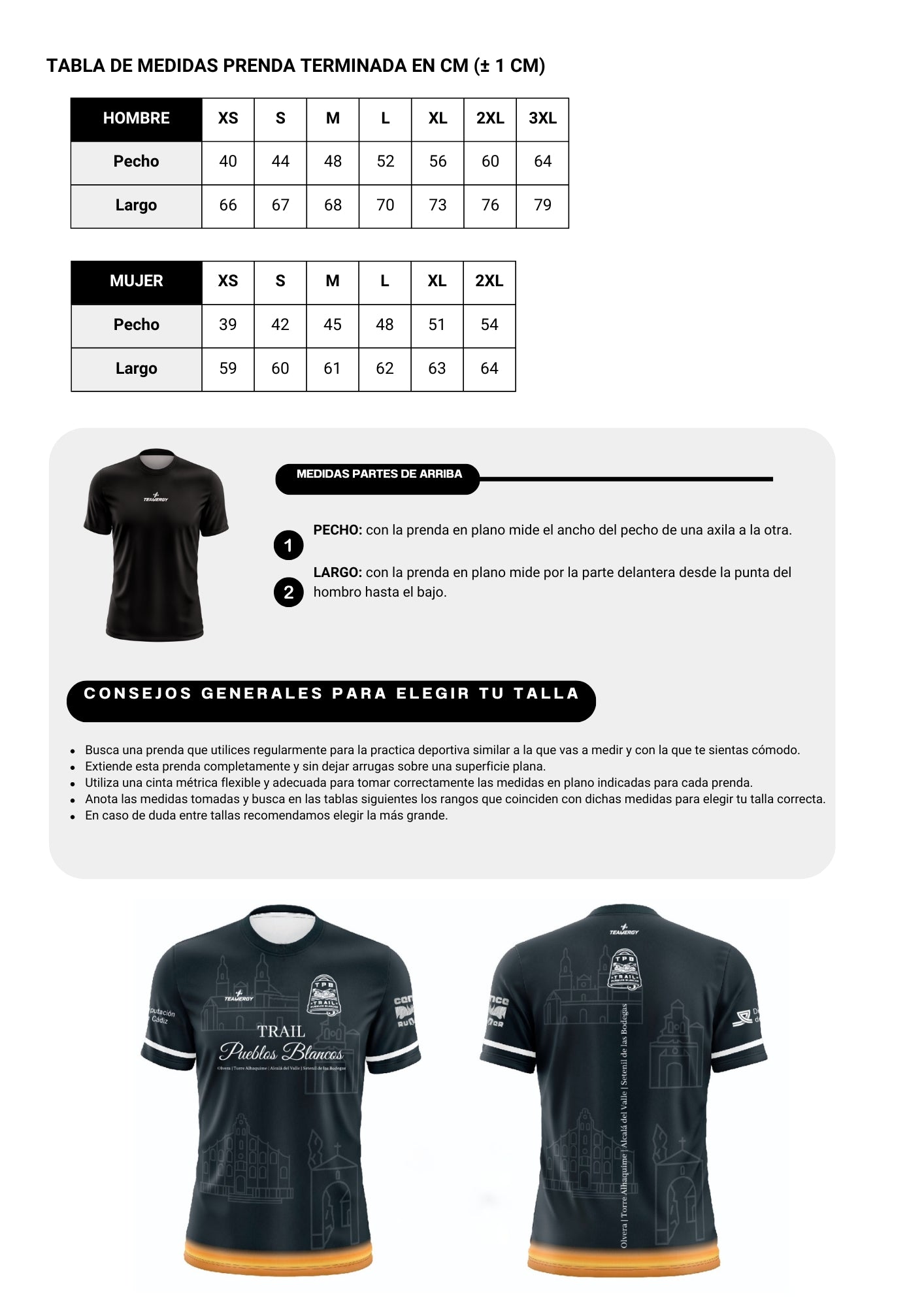 Camiseta técnica 2ª EDICIÓN TRAIL PUEBLOS BLANCS