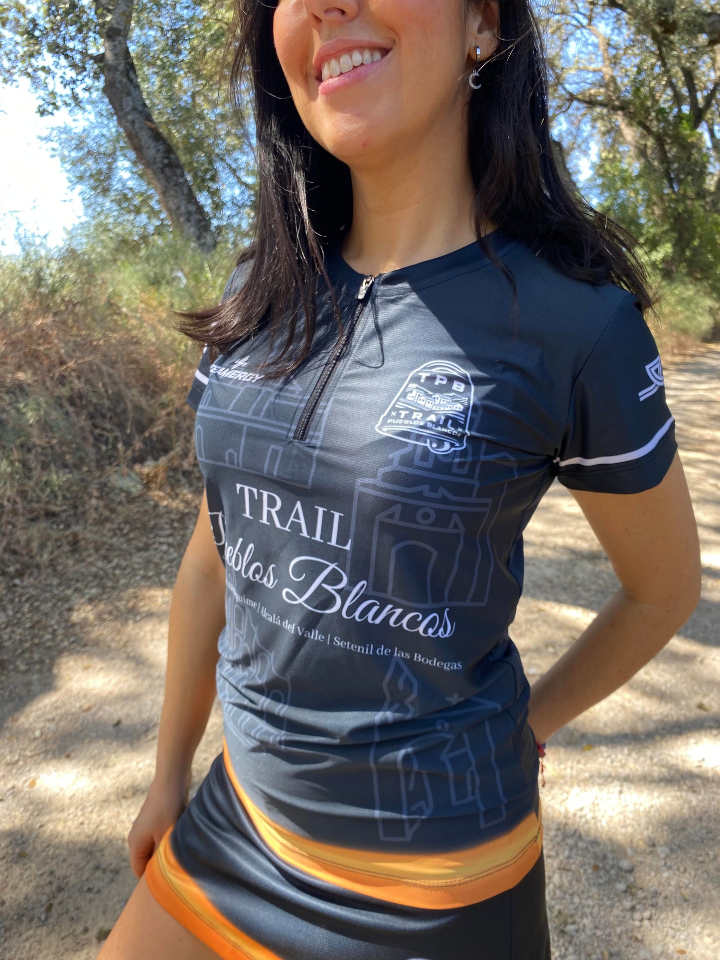 Camiseta técnica cremallera 2ª EDICIÓN TRAIL PUEBLOS BLANCOS