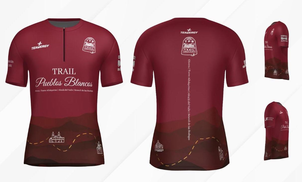 Camiseta técnica cremallera 4ª EDICIÓN TRAIL PUEBLOS BLANCOS