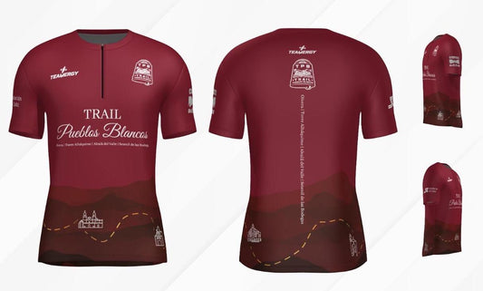 Camiseta técnica cremallera 4ª EDICIÓN TRAIL PUEBLOS BLANCOS