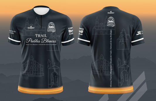 Camiseta técnica cremallera 2ª EDICIÓN TRAIL PUEBLOS BLANCOS
